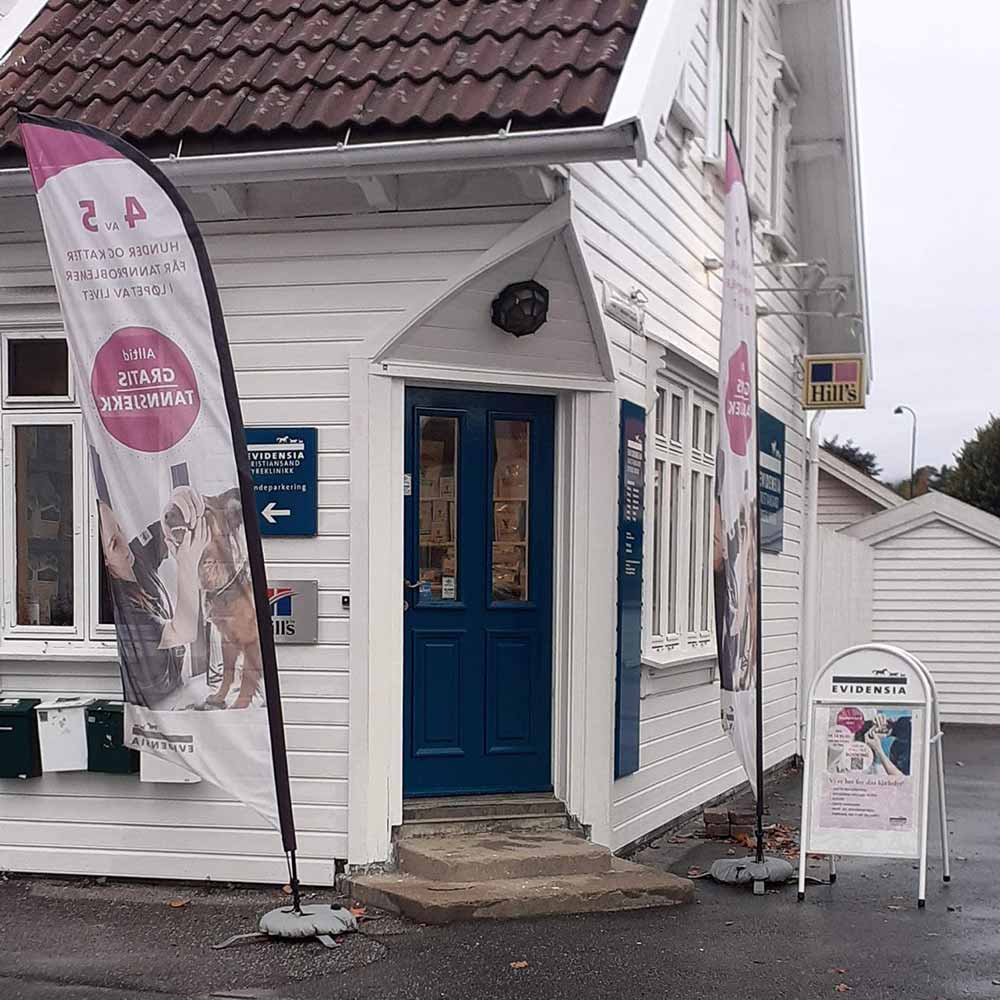 Velkommen til Evidensia Kristiansand Dyreklinikk
